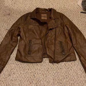 Vintage Dark Brown leather jacket